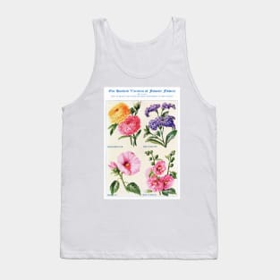 Flower watercolor illustration (1915) Tank Top